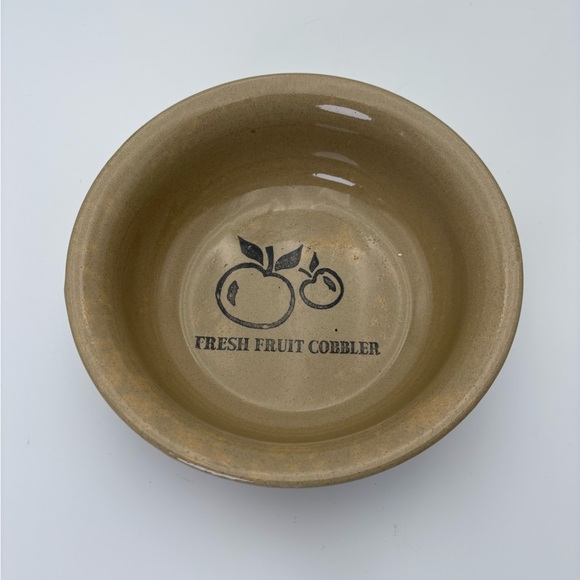 Fresh Fruit Cobbler Pottery Baking Bowl - Picture 2 of 8